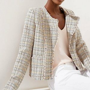 Loft Pink Textured Blazer